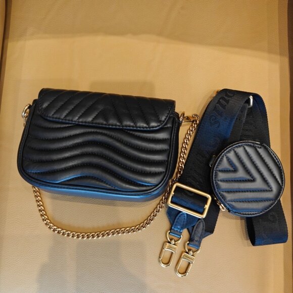 Louis Vuitton New Wave Multi Pochette Black w/NFC Chip - Picture 2 of 9
